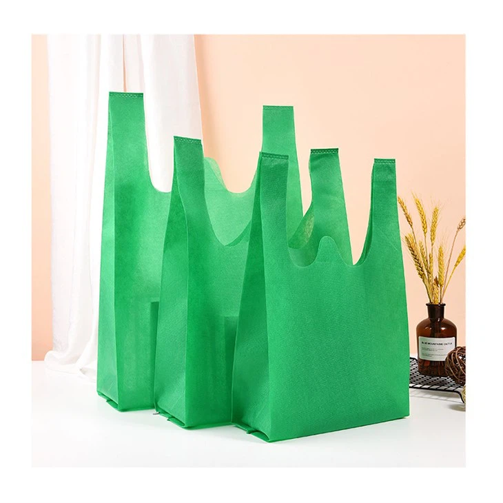 Supermarket Non-woven T-shirt Bag Bag high quality